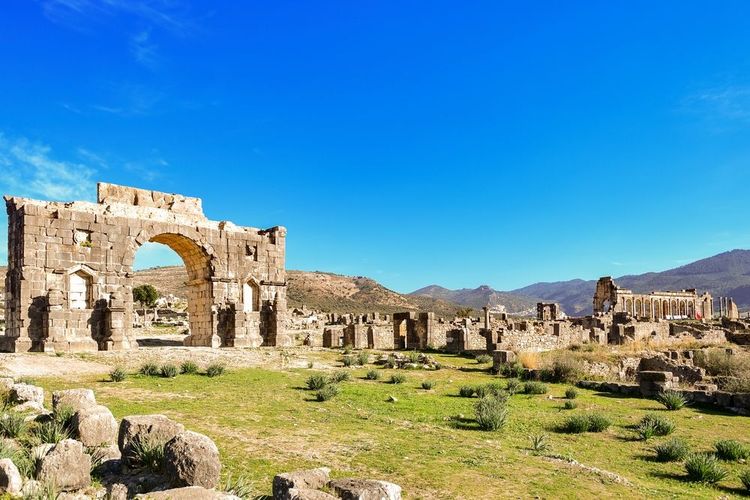 L'arc de Volubilis, un monument de l'art romain