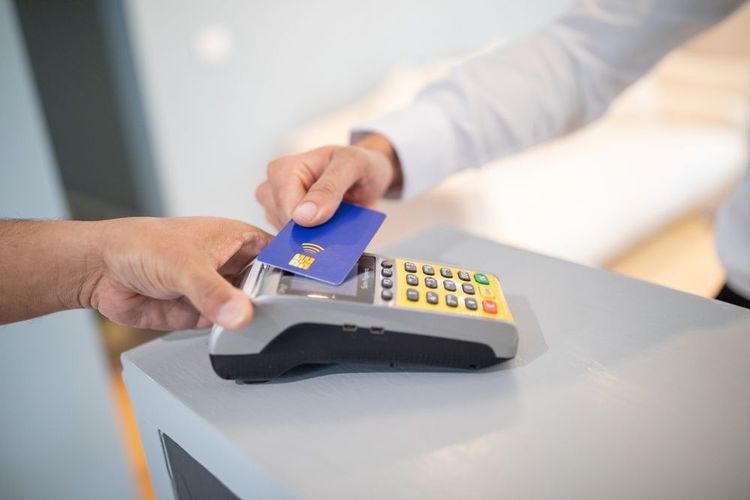 Paiement par carte bancaire.