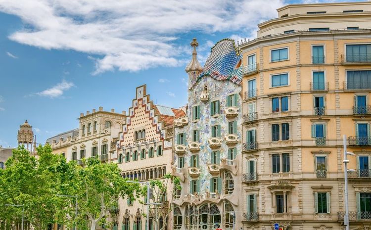 Casa Batllo d'Antoni Gaudi, Barcelone