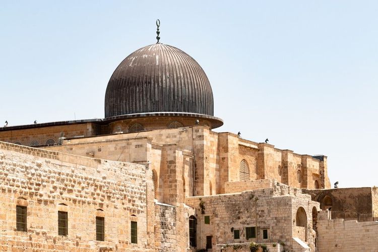 La mosquée Al-Aqsa sur l'esplanade des Mosquées