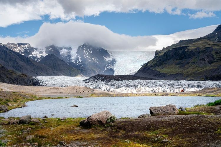 Glacier Skaftafellsjokull, Islande