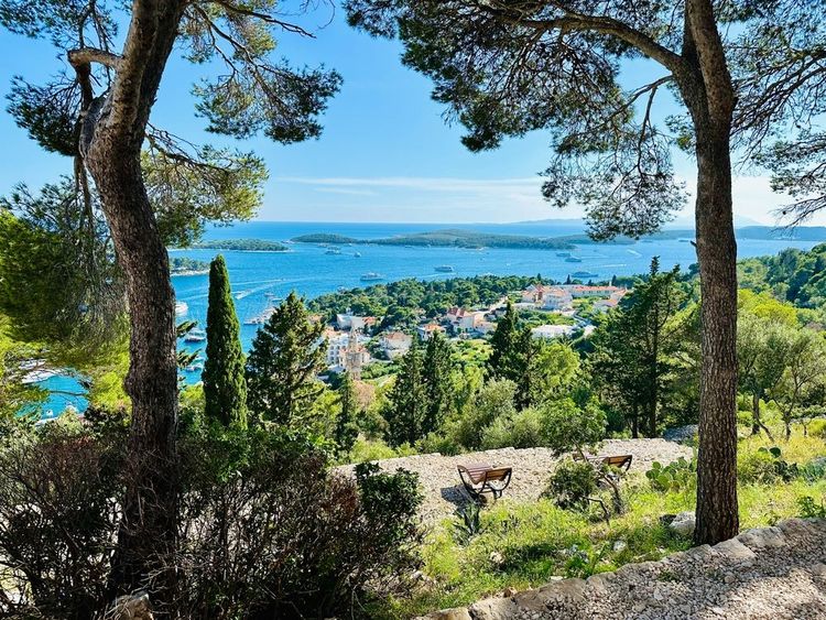 Hvar vu depuis la forteresse