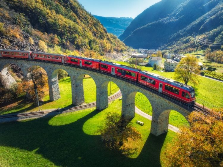 Bernina Express, Suisse.
