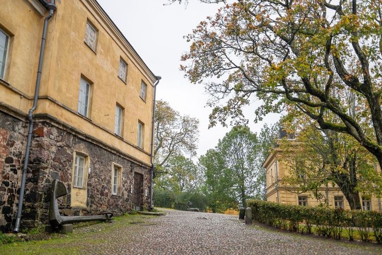 A l'intérieur de la forteresse, classée par l'UNESCO
