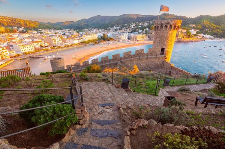  Forteresse de la station de Tossa de Mar, Espagne