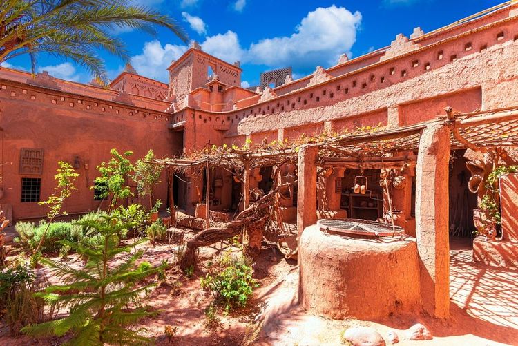 Puits dans la Kasbah Amridil à Skoura