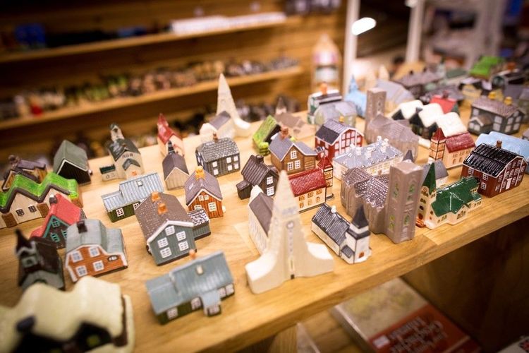 Décorations de Noël à Akureyri