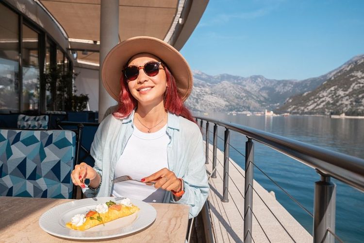 Une croisière depuis Pérast peut aussi être l'occasion d'un bon repas