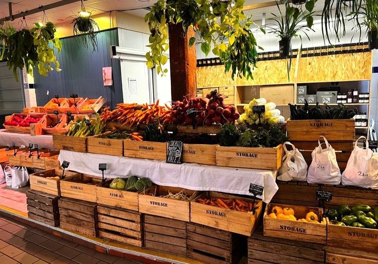 Etal dans le marché de Cork