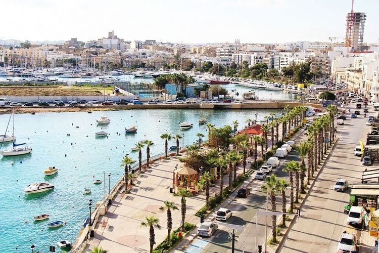 Le port de Gzira, à Malte.