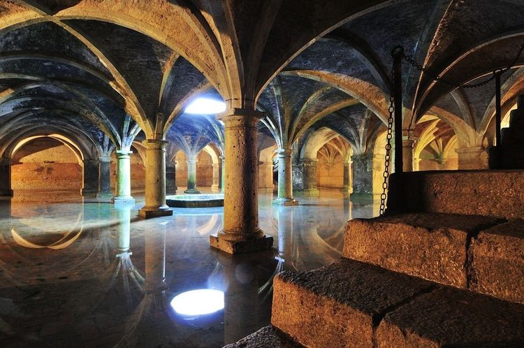 La citerne d'El Jadida et son plafond voûté