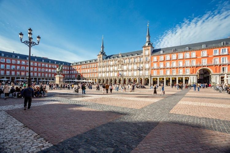 La Plaza Mayor à Madrid