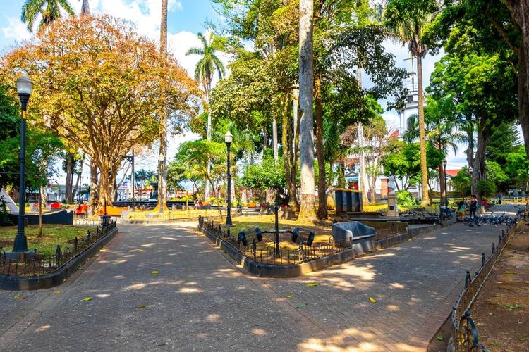 Les allées du Parc General Tomás Guardia