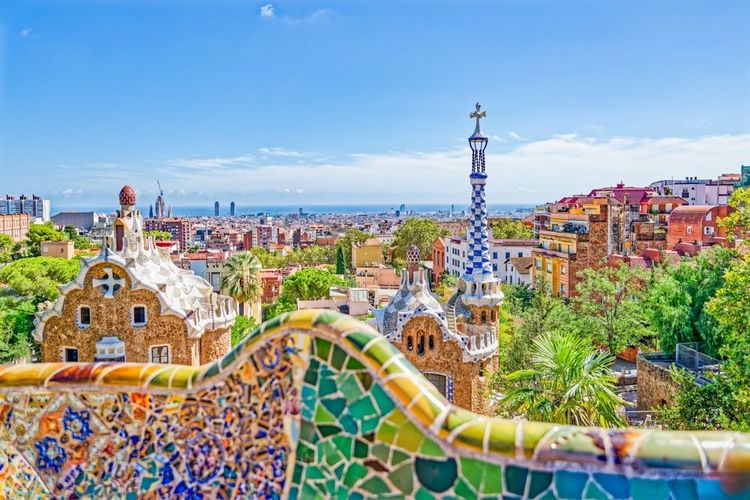Parc Guell, Barcelone, Espagne