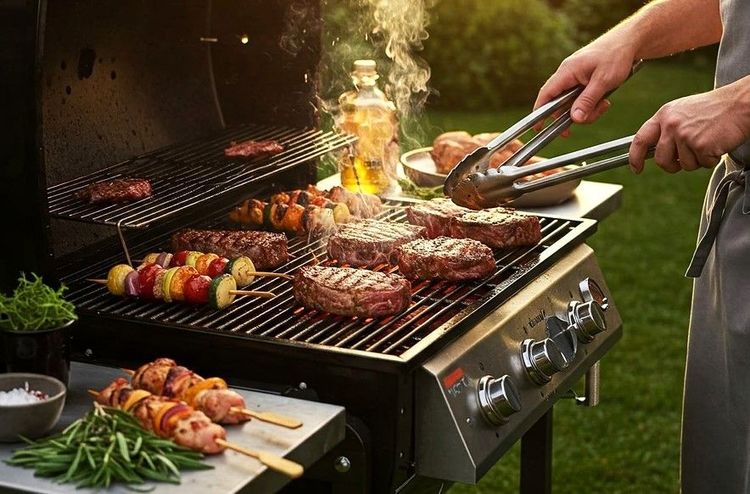 Bœuf et brochettes de bœuf, nommées "espetadas"