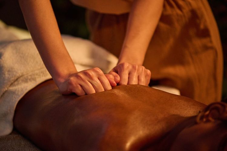 Une séance de massage.