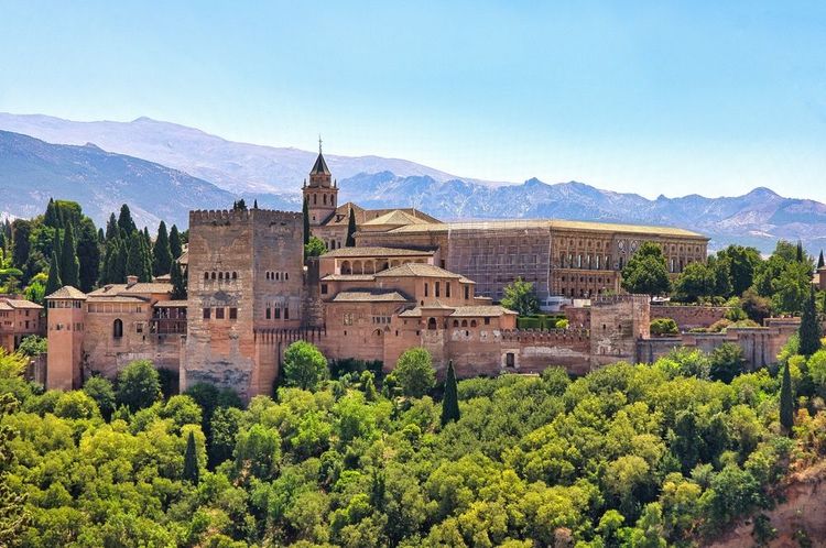 L'Alhambra à Grenade en Espagne