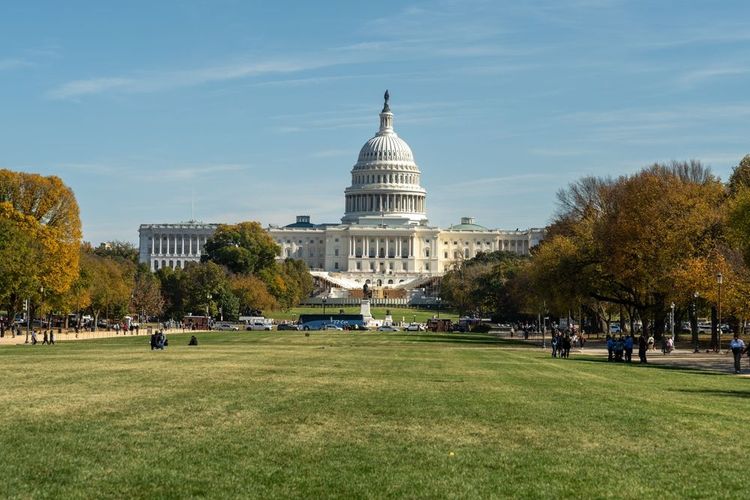 Vue sur Washington au Etats-Unis