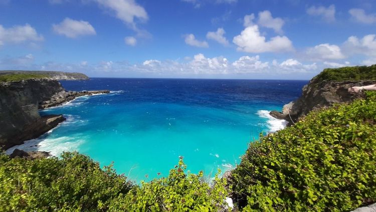  La plage de la Porte d’Enfer à Anse Bertrand