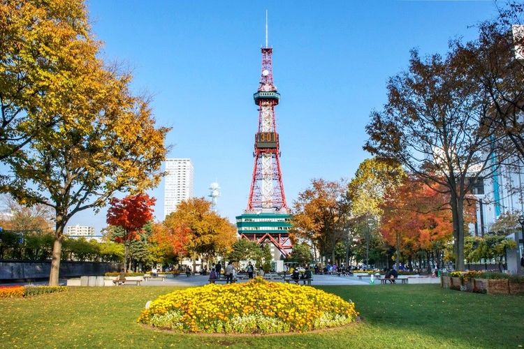 Le parc Odori à Sapporo