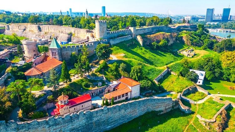  forteresse de Kalemegdan dans la capitale serbe Belgrade