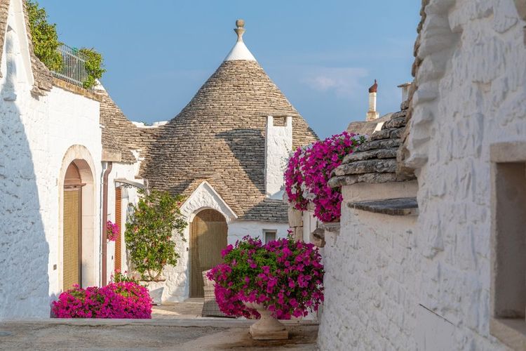 Le village d'Alberobello en Italie