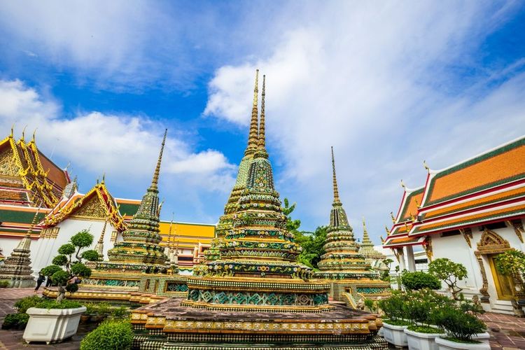 Le complexe de temple de Wat Pho, à Bangkok.