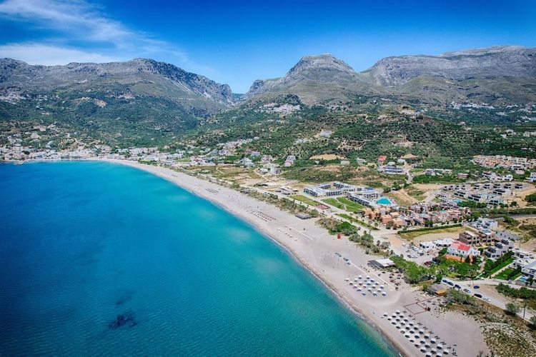 Ville de Plakias en Crète