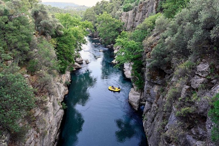 Canoë dns le canyon de Köprülü