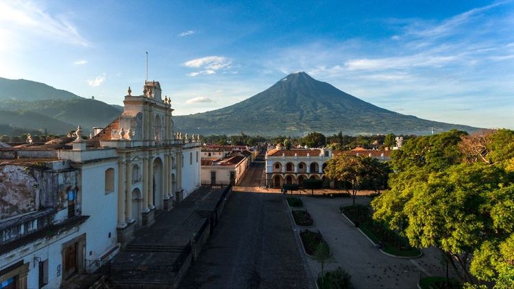 Ville d'Antigua au Guatemala