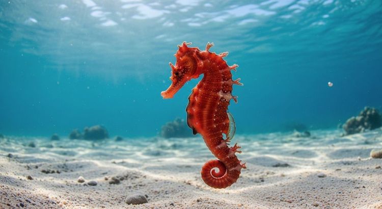 Un hippocampe en Méditerranée