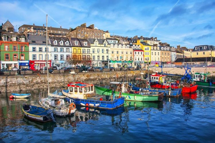Le port de Cobh, le port principal de Cork