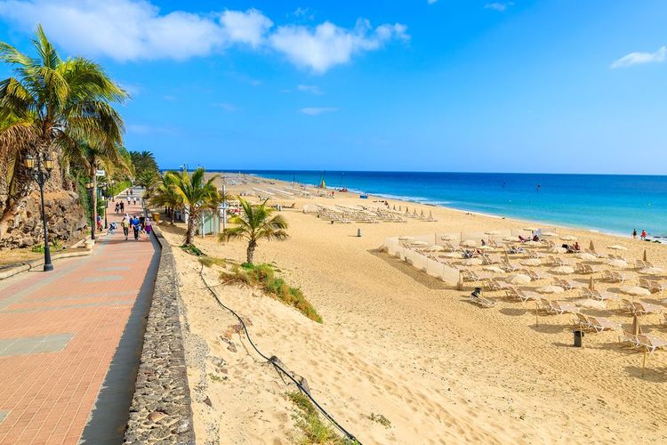 La plage de Morra Jable à Fuerteventura