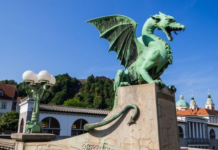 Jason, qui a dû affronter le Dragon de Ljubljana, est considéré comme le fondateur de la ville