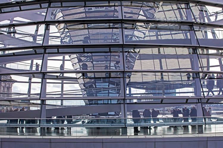 Le hall du Reichstag