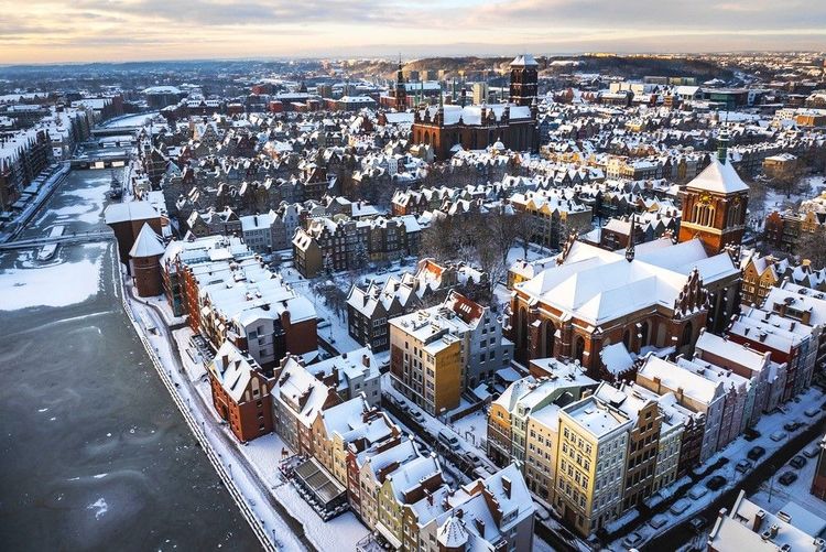 Gdansk en hiver