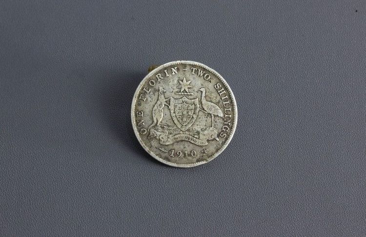 Pièce de 1 shilling datant de 1910