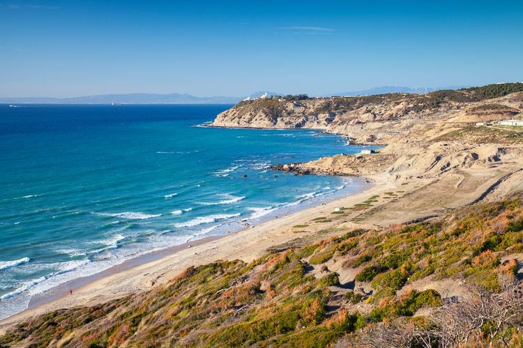 La côte sauvage atlantique du côté de Sidi Kacem