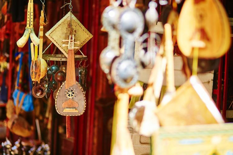Mandoline arabe à Fès