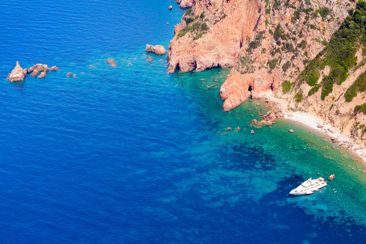 La vista da Capo Rosso