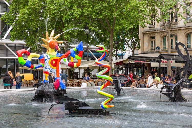 Fontaine Stravinsky à Beaubourg