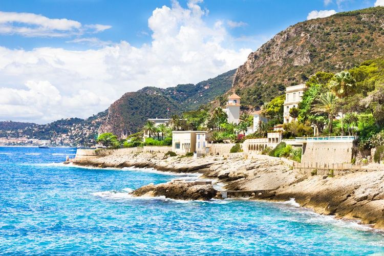 Côte du Cap d'Ail, Côte d'Azur, France
