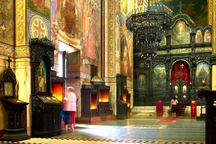 A l"intérieur, la cathédrale affiche le même faste qu'à l'extérieur