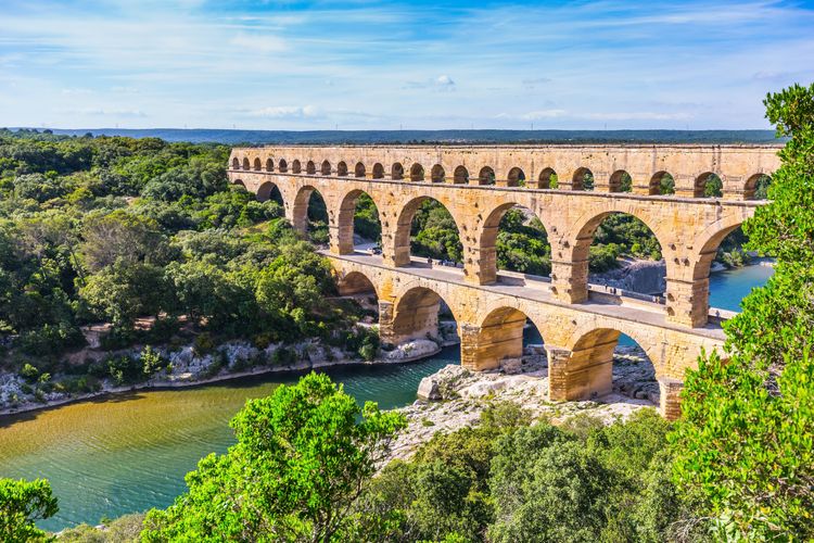 The Pont du Gard, the most visited ancient monument in France!