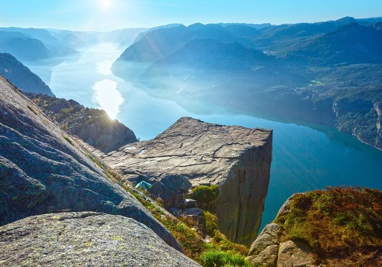 La falaise de Preikestolen, Norvège 