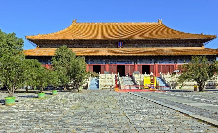 Entrée de la tombe de l'empereur Ming Yongle à Changling