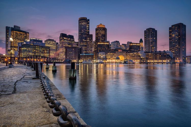 Boston's bustling Waterfront