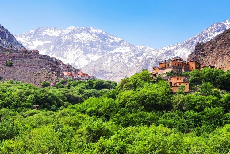 Kasbah du Toubkal, à Imlil dans les montagnes de l'Atlas