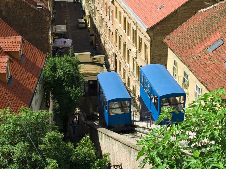 Le funiculaire de Zagreb