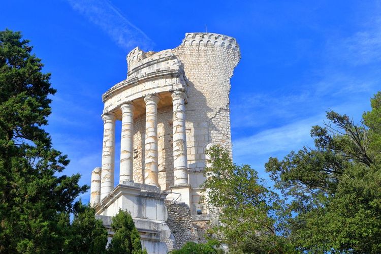 The ruins of the Trophée d'Auguste